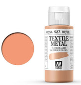 VALLEJO TEXTILE COLOR 527: 60 ML. ROSE METAL - Al Masam Stationery LLC